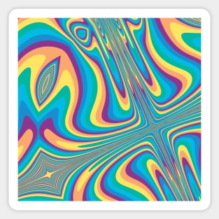 swirling abstract Sticker